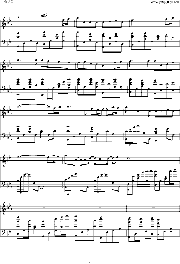 First Time钢琴曲谱（图4）