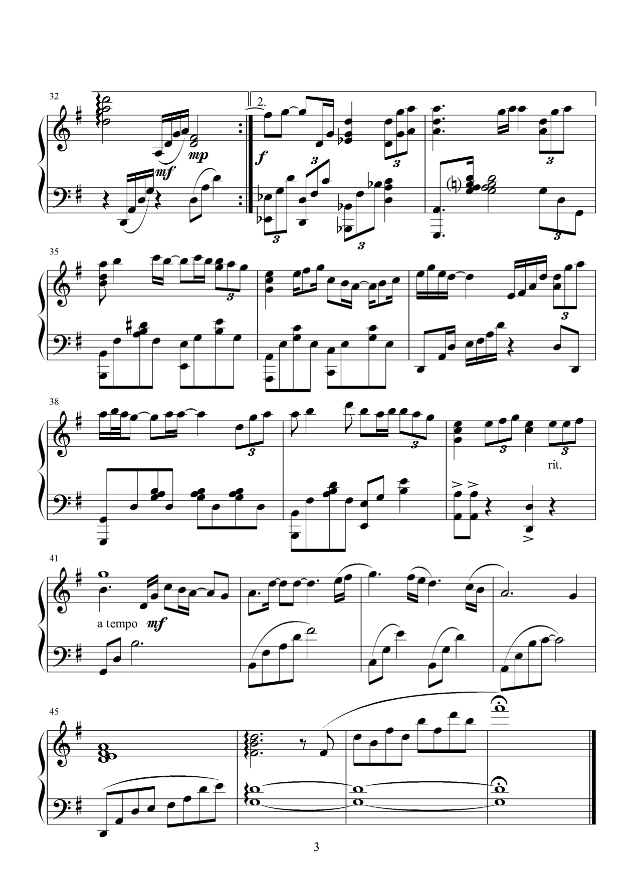 风雨豪情钢琴曲谱（图3）