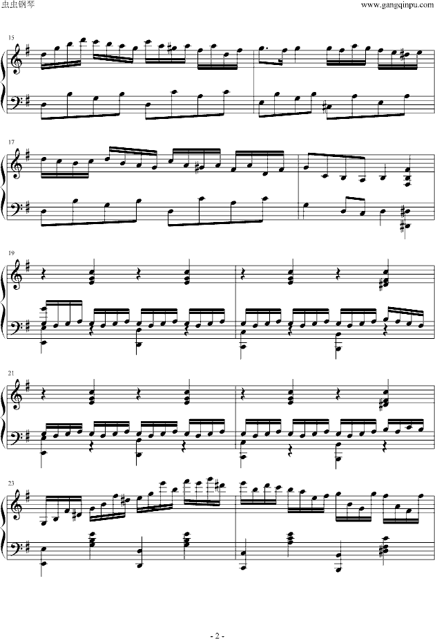 Secret（加长快板）钢琴曲谱（图2）
