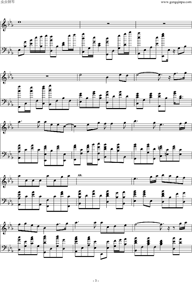 First Time钢琴曲谱（图3）