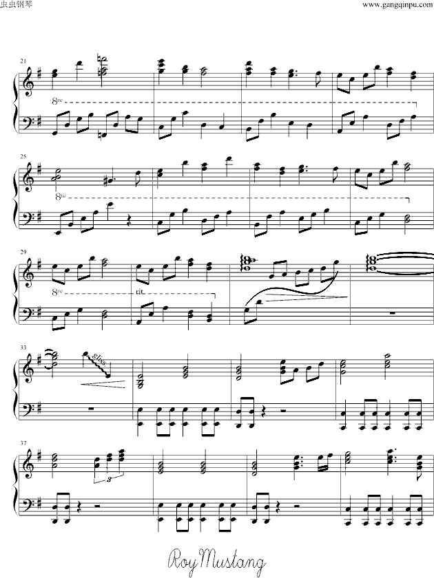 僕は、鳥になる钢琴曲谱（图2）