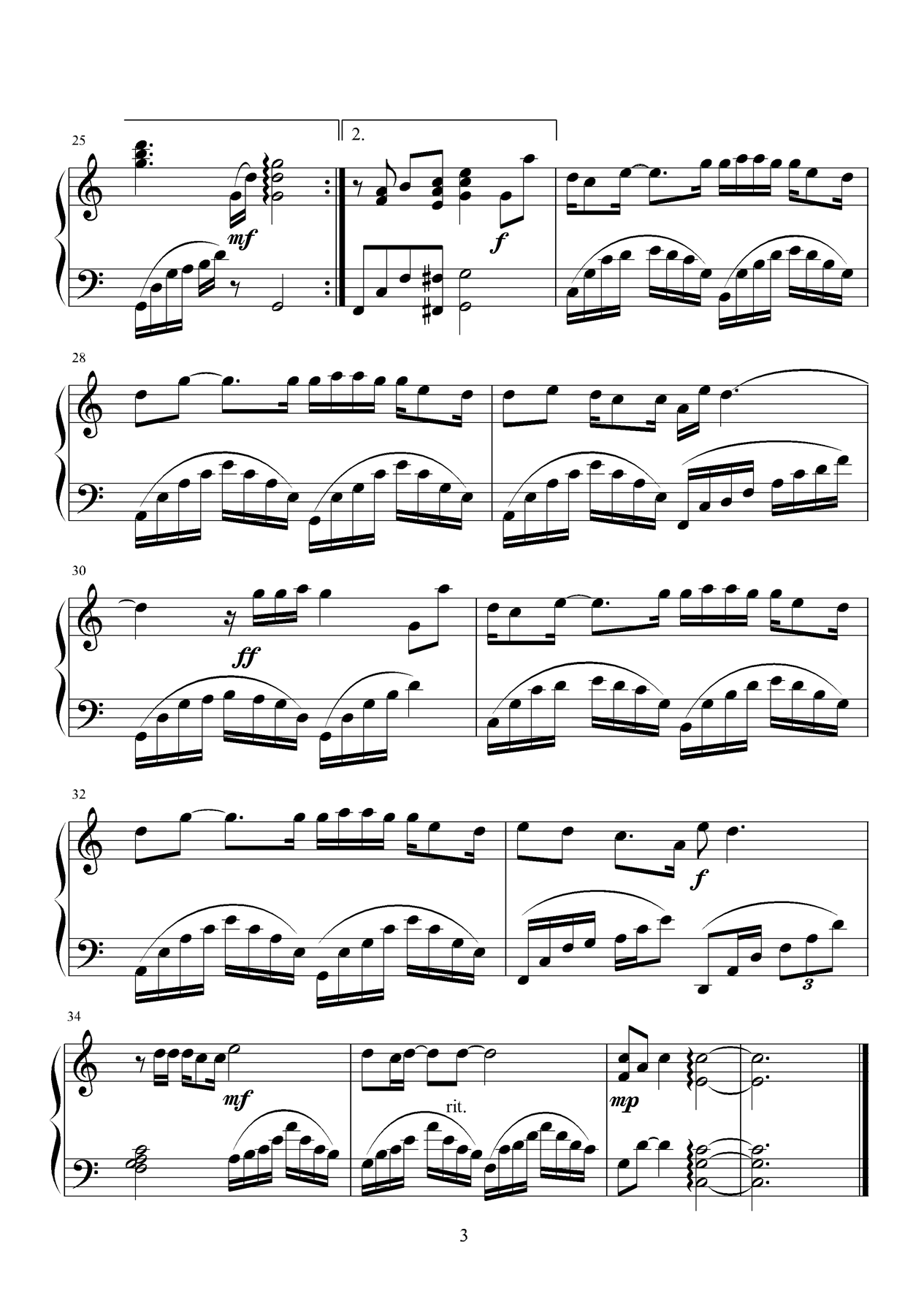 若即若离钢琴曲谱（图3）