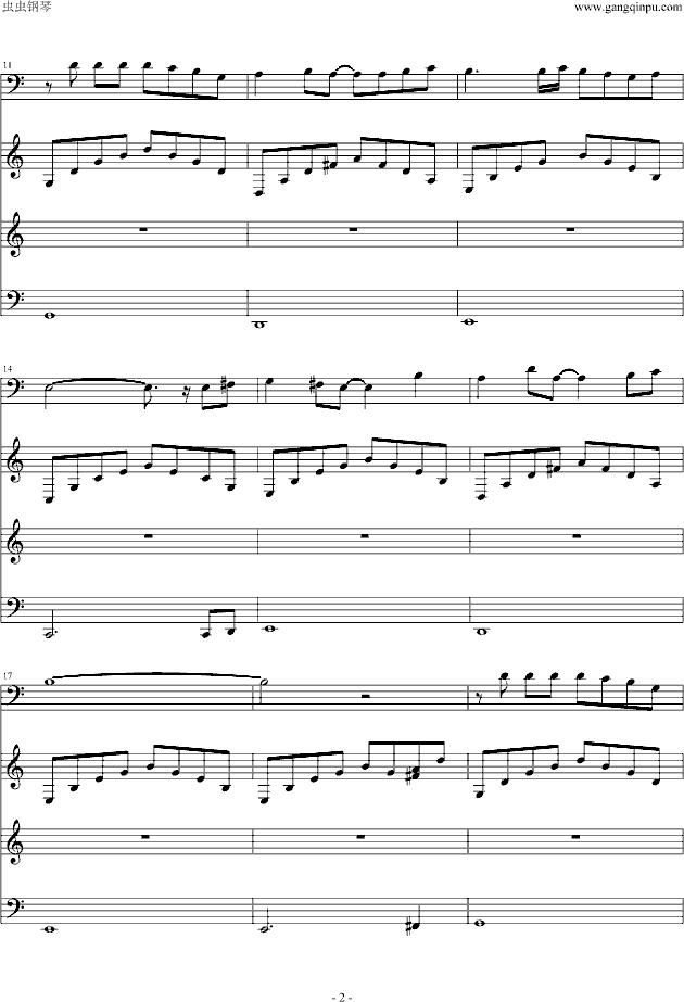 殇钢琴曲谱（图2）