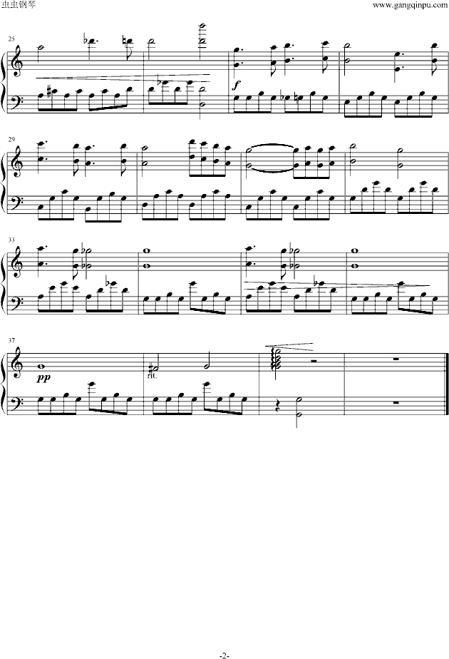 银魂插曲钢琴曲谱（图2）
