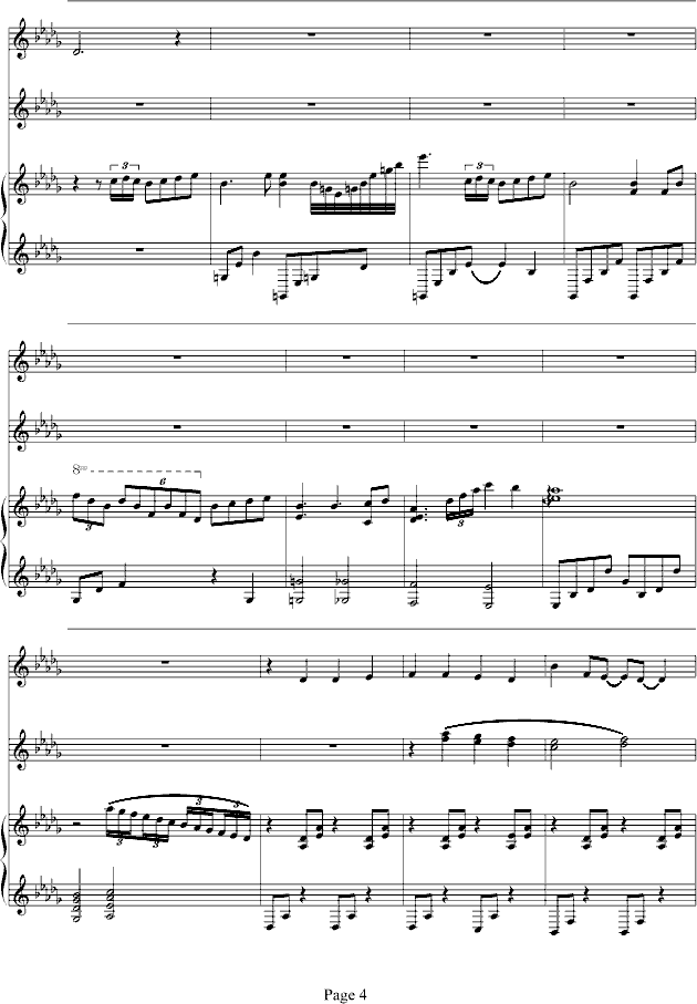 雨天钢琴曲谱（图4）