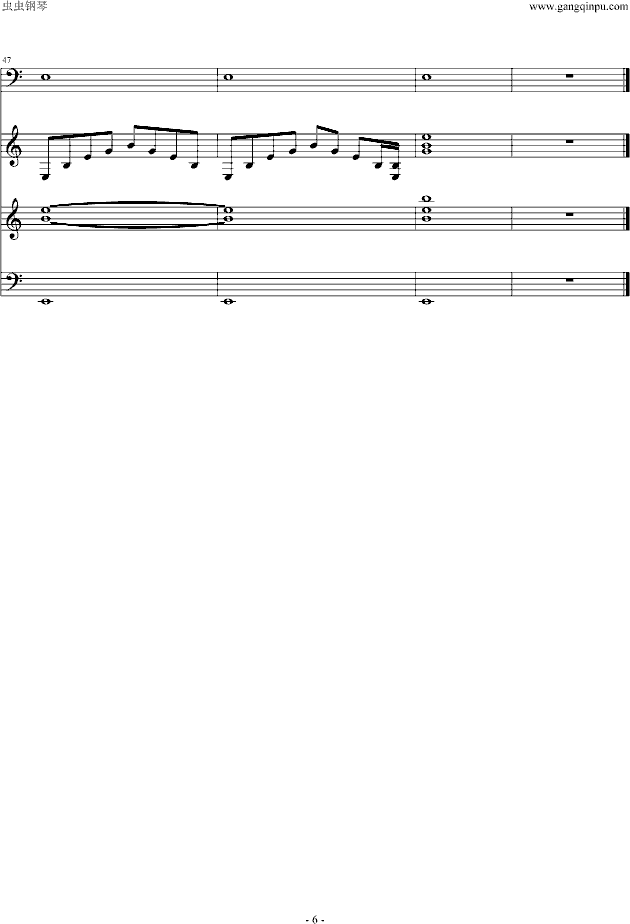 殇钢琴曲谱（图6）