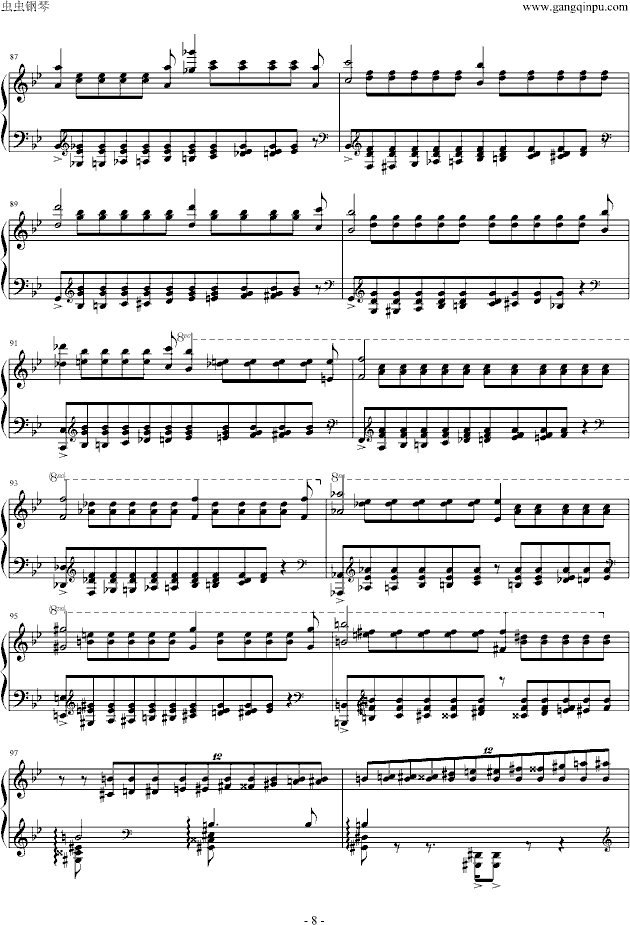 超技练习曲第4首Mazeppa钢琴曲谱（图8）
