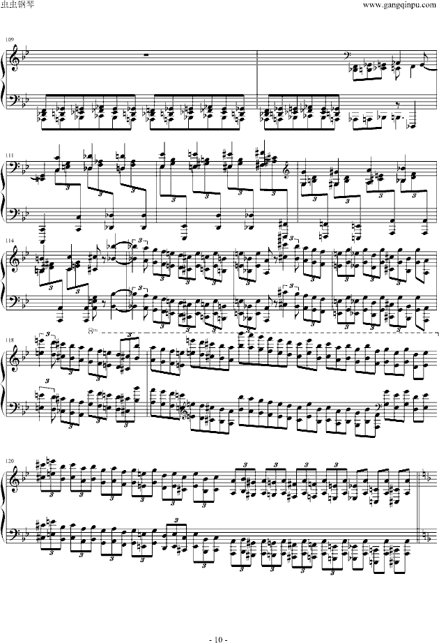 超技练习曲第4首Mazeppa钢琴曲谱（图10）