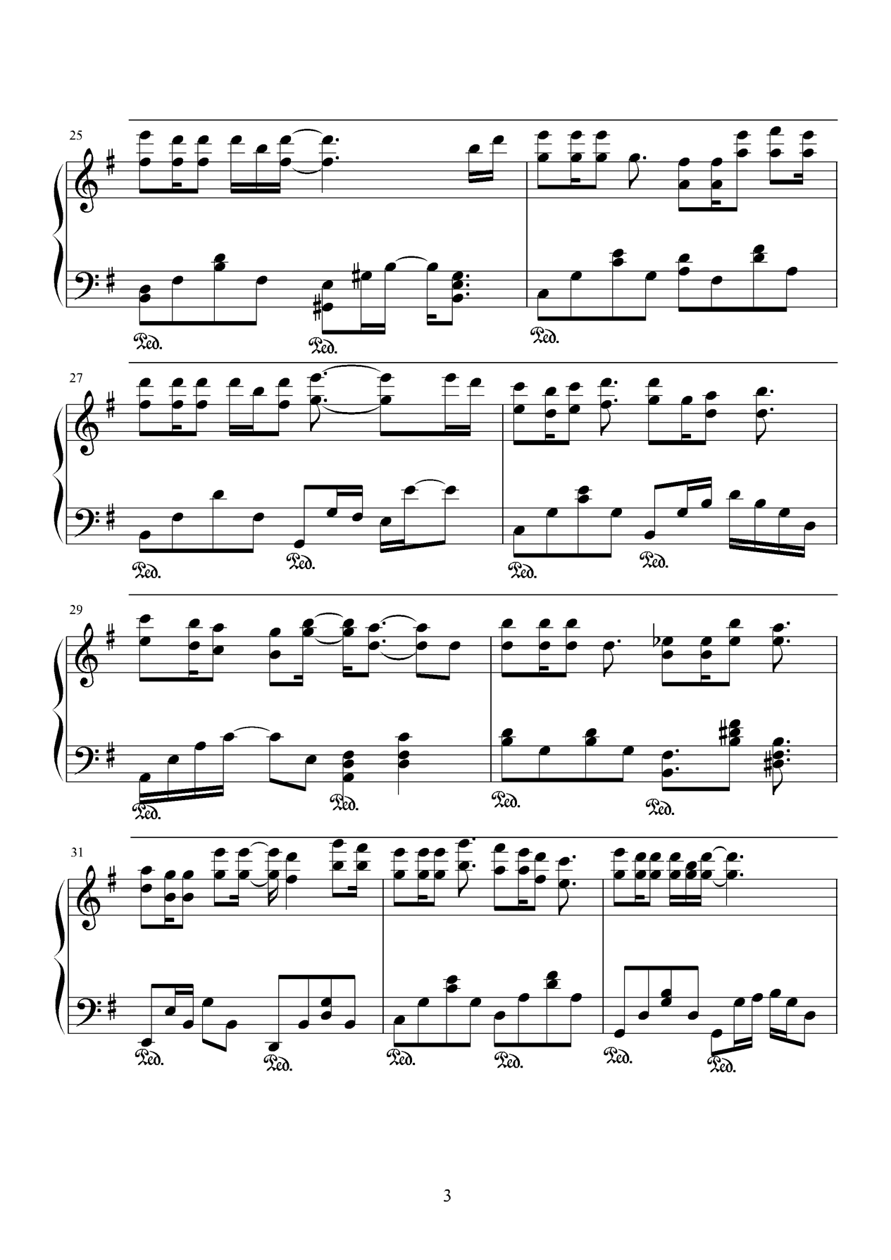 做你的男人钢琴曲谱（图3）