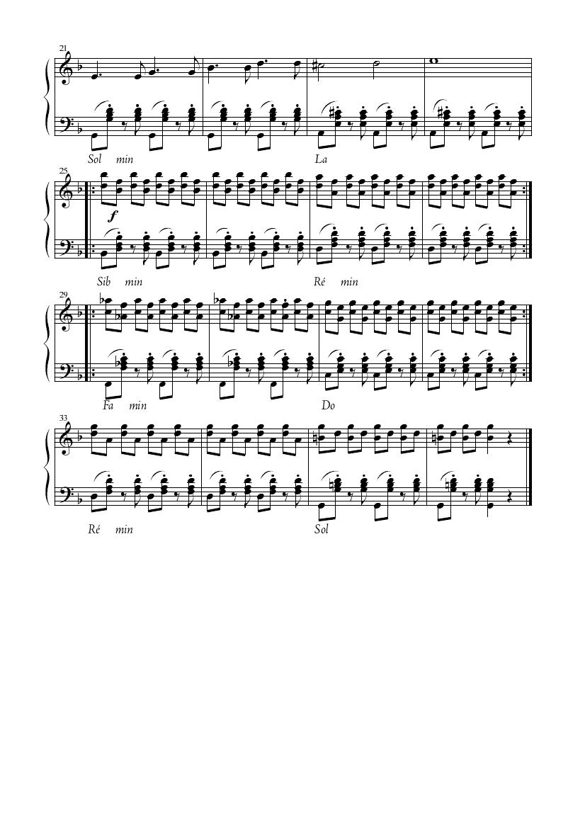 aquai钢琴曲谱（图2）