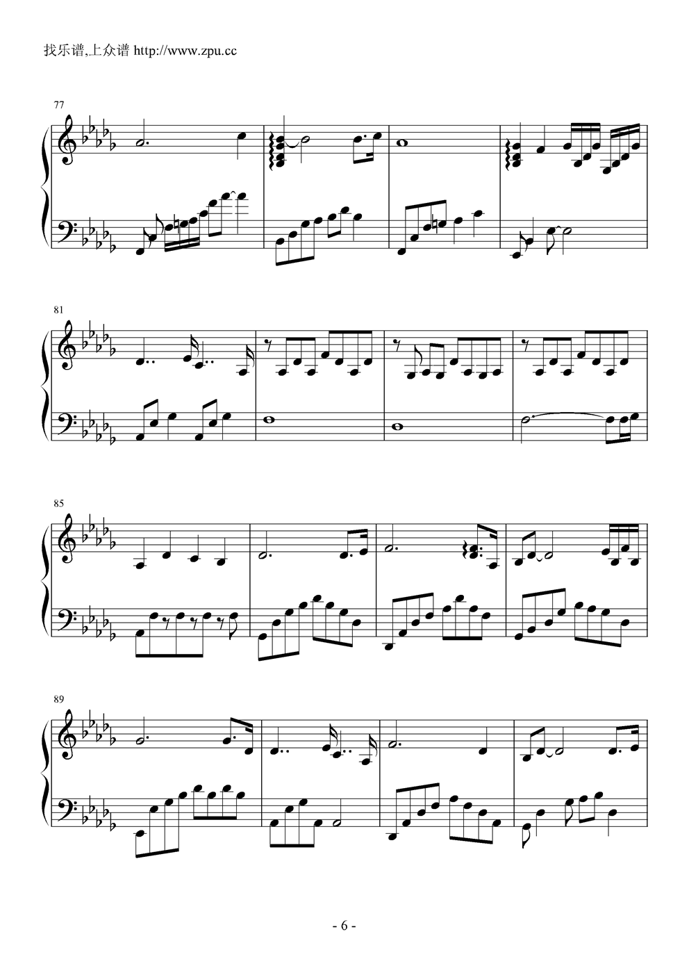 Daydream钢琴曲谱（图6）