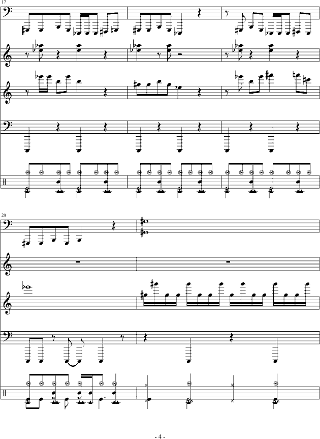 FC—马力医生钢琴曲谱（图4）