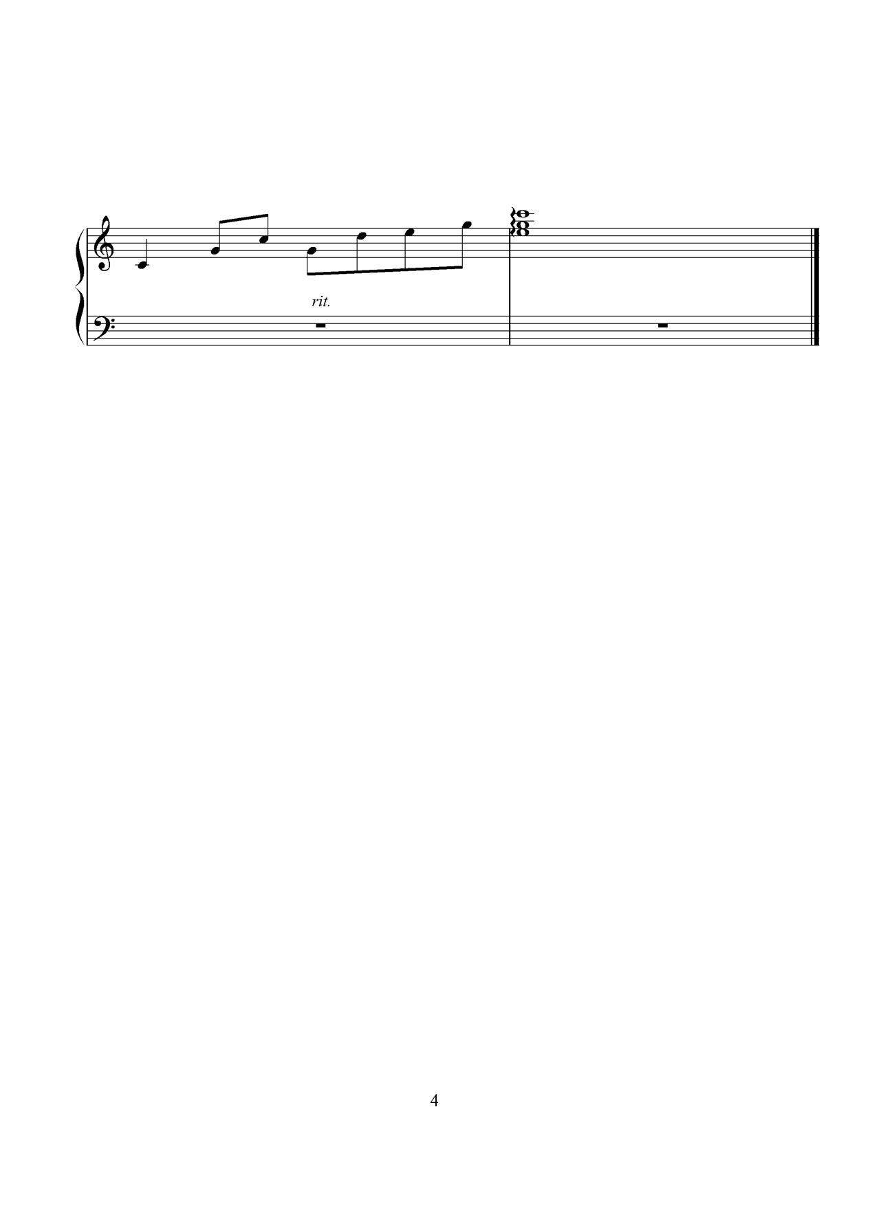 猪之歌钢琴曲谱（图4）