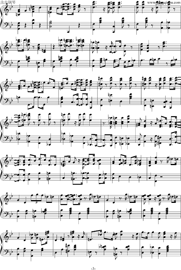 BIG foot HAM钢琴曲谱（图3）