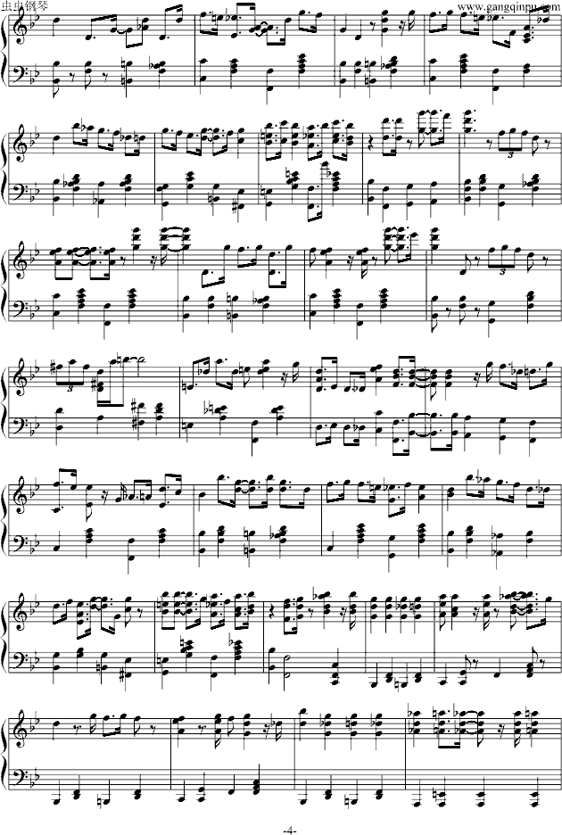 BIG foot HAM钢琴曲谱（图4）