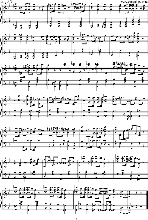 BIG foot HAM钢琴曲谱（图5）