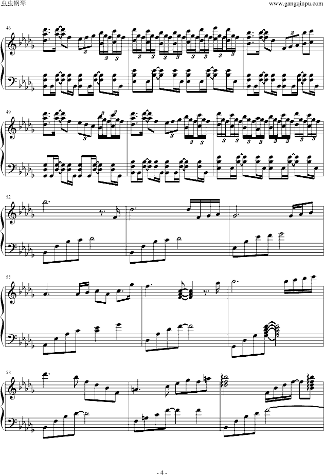 Tears钢琴曲谱（图4）