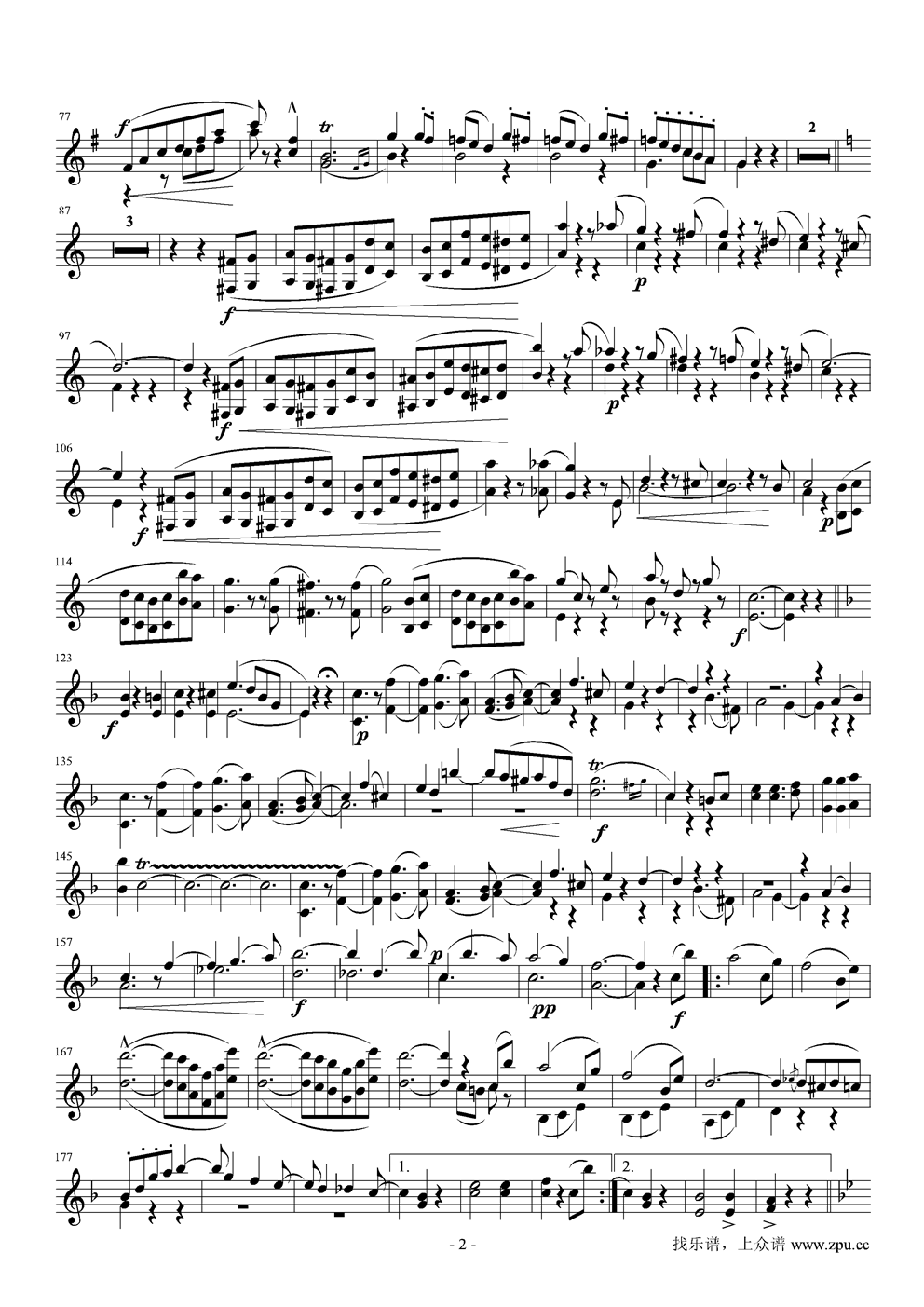 春之声圆舞曲钢琴曲谱（图2）