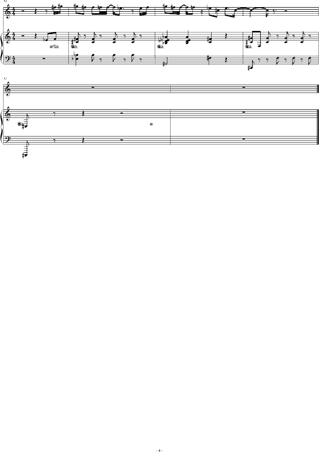 枫《原版和声》版钢琴曲谱（图4）