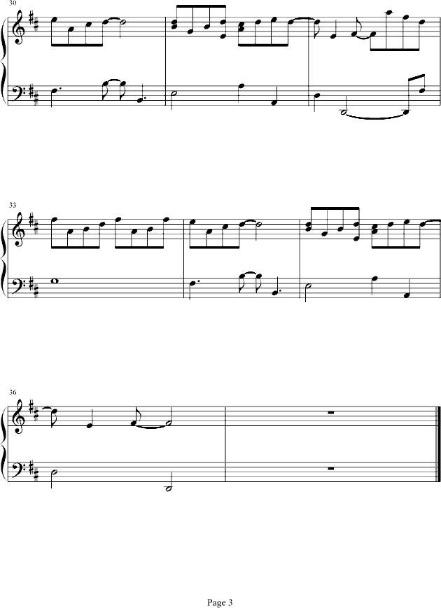 hear me cry钢琴曲谱（图3）