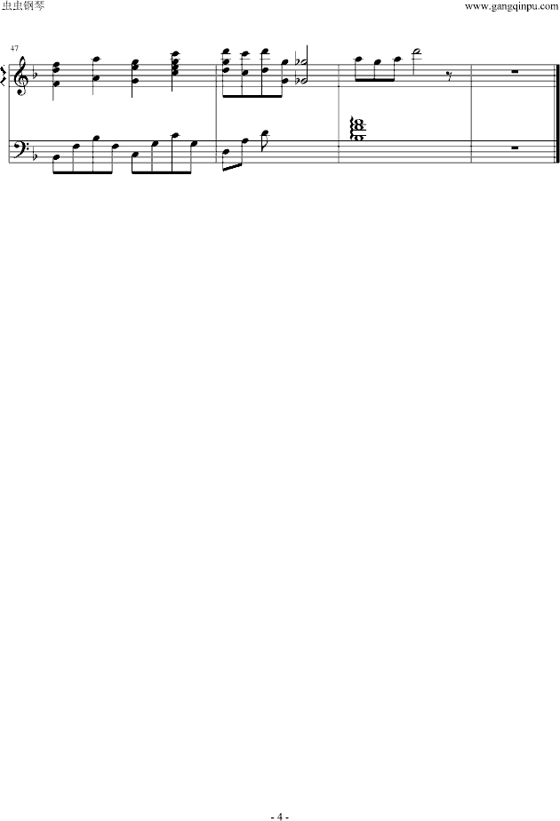 奏之曲钢琴曲谱（图4）