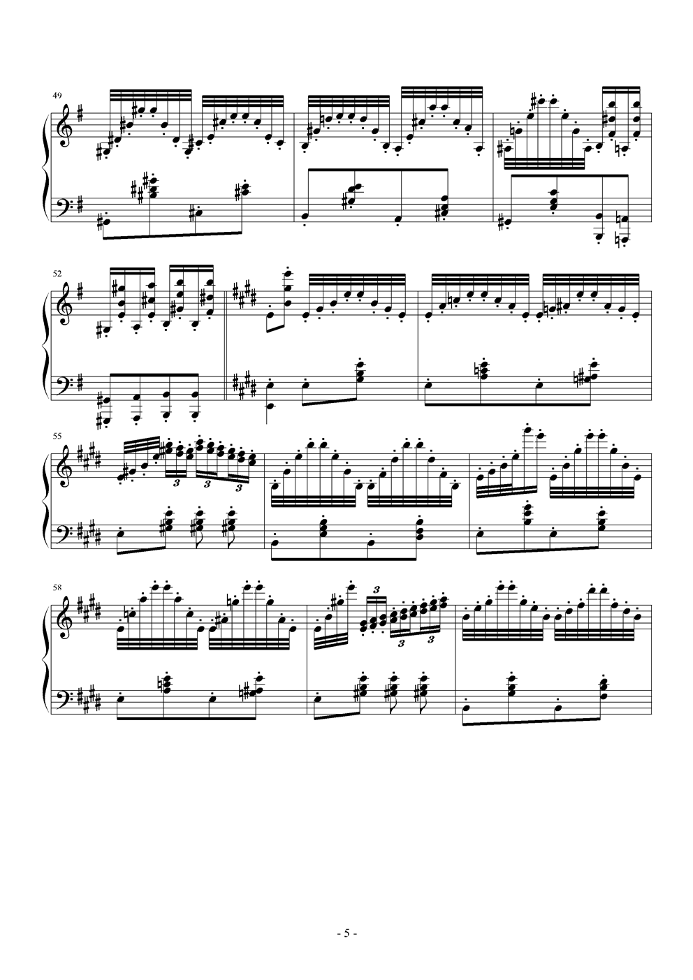 随想曲一钢琴曲谱（图5）