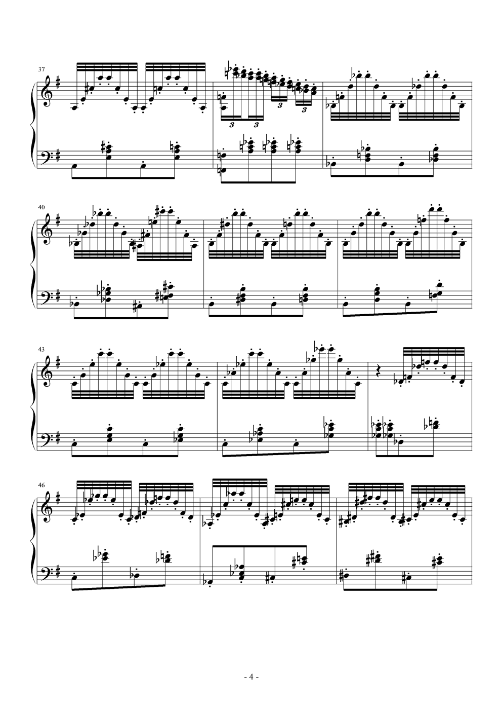 随想曲一钢琴曲谱（图4）