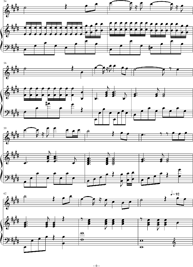 小李飞刀-琴笛合奏钢琴曲谱（图6）