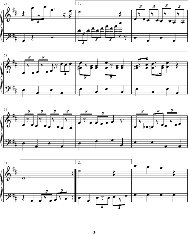 多啦A梦-主题曲钢琴曲谱（图3）