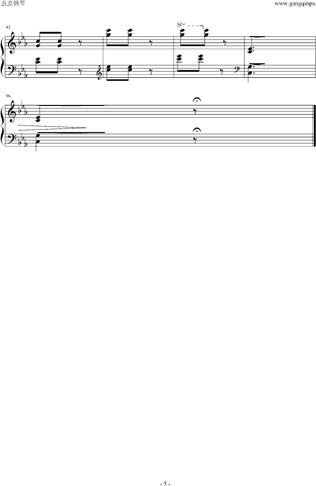 Ballade-布格缪勒钢琴曲谱（图5）