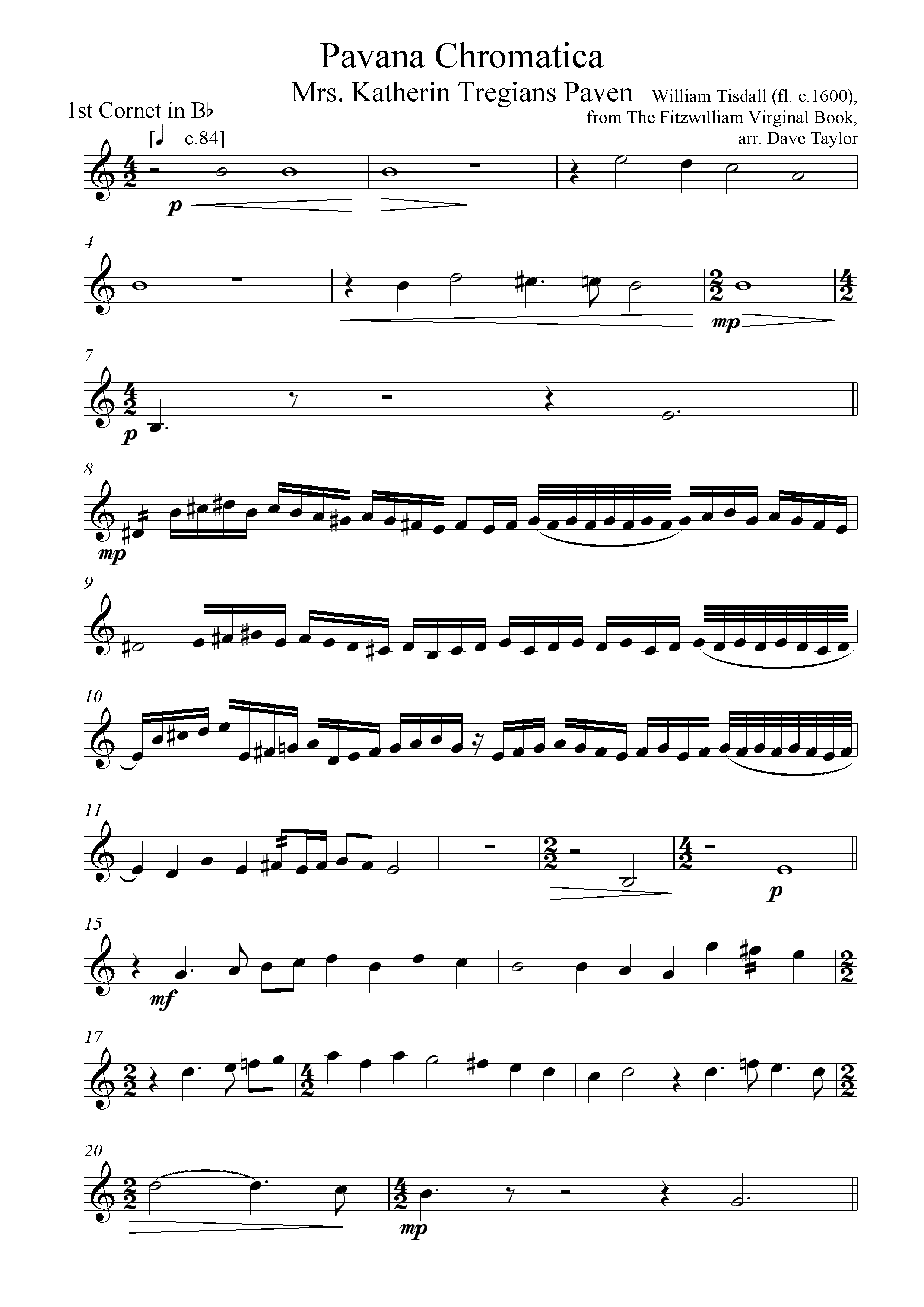 1st Cornet in Bb钢琴曲谱（图1）