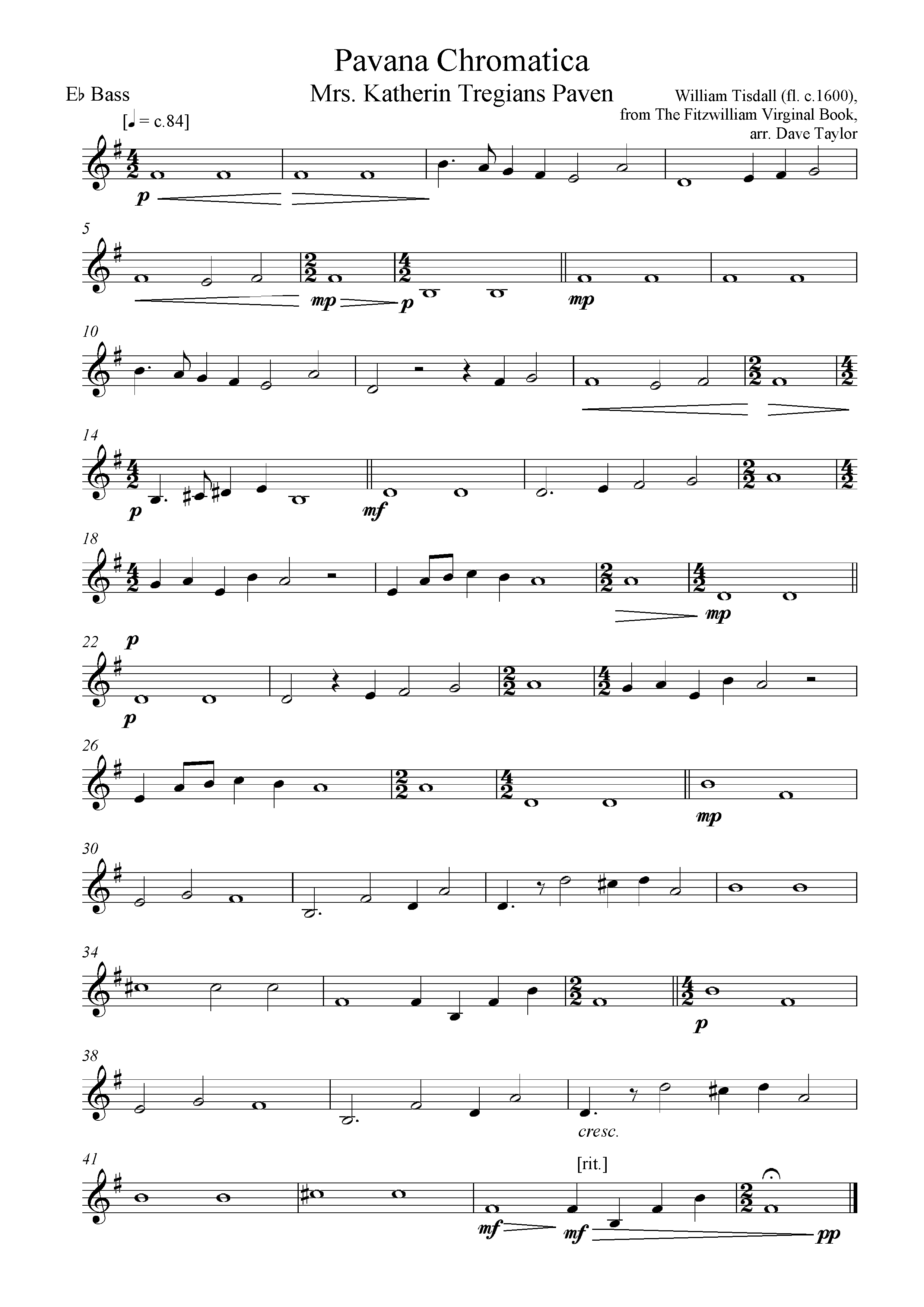5 Eb Bass钢琴曲谱（图1）