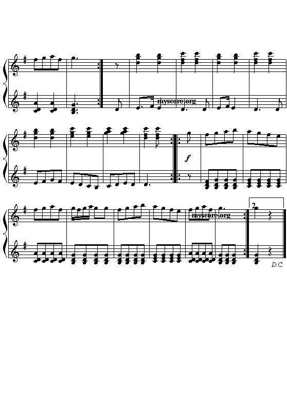 青年进行曲钢琴曲谱（图2）