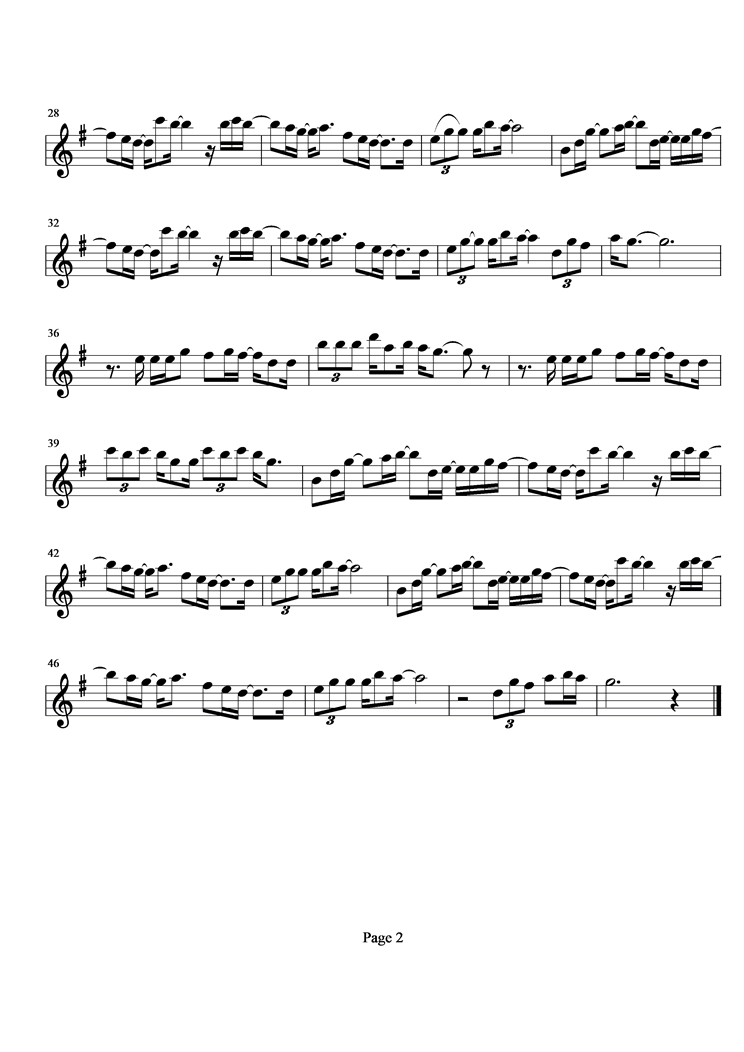 勇气钢琴曲谱（图2）