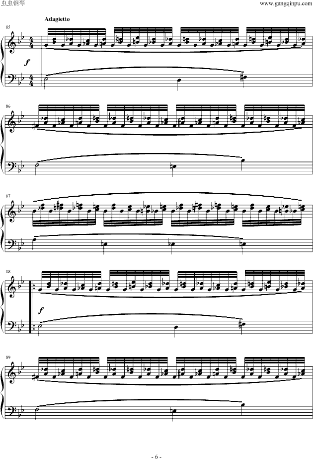 超级玛丽钢琴曲谱（图7）