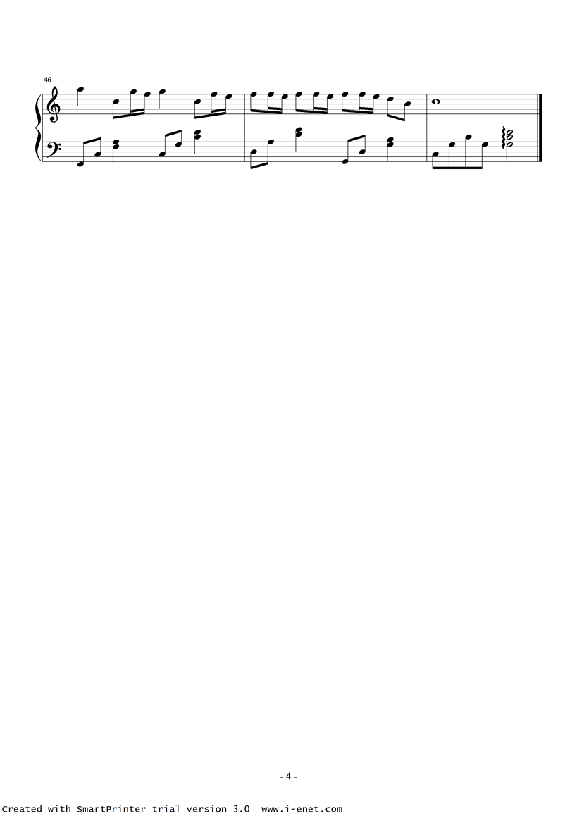洋蔥钢琴曲谱（图4）
