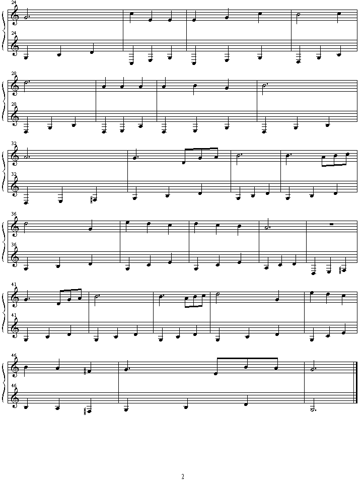 Piano Sonata - Heavens钢琴曲谱（图2）