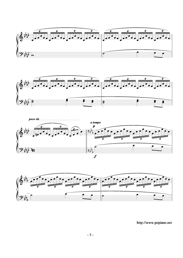 Fantasia钢琴曲谱（图5）