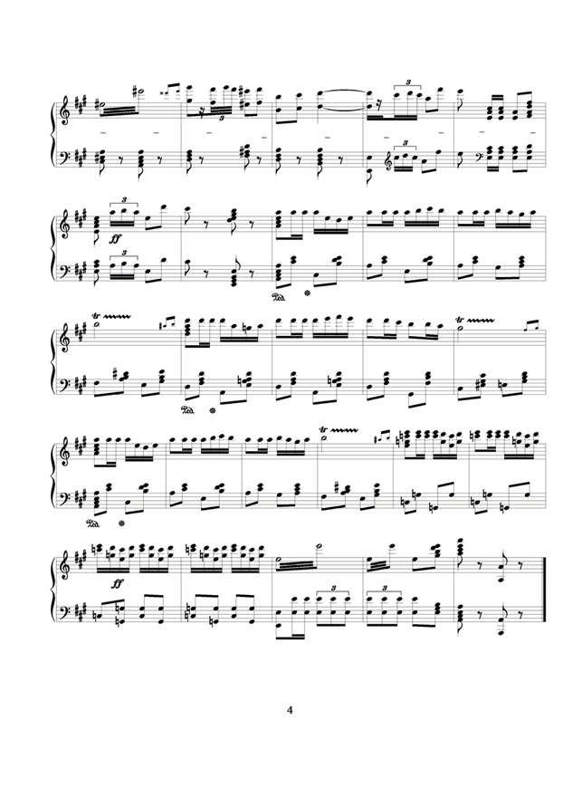 Carmen钢琴曲谱（图4）
