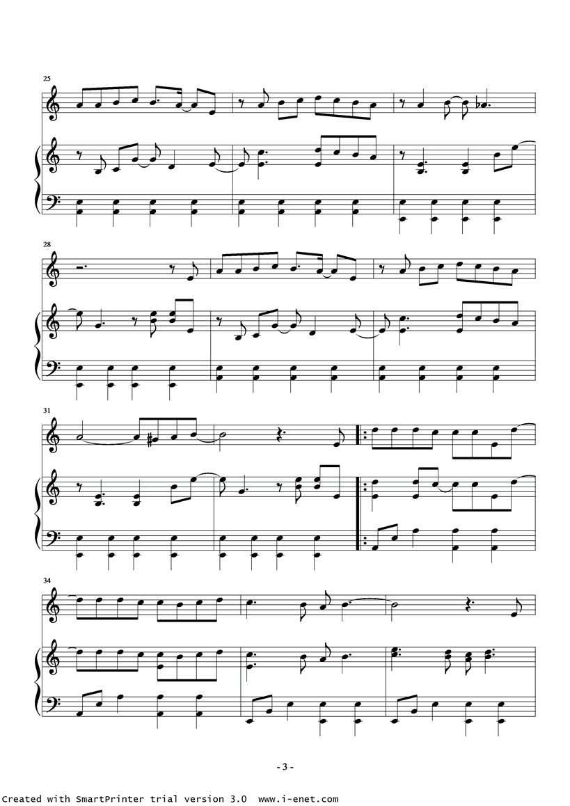 Paradise钢琴曲谱（图3）