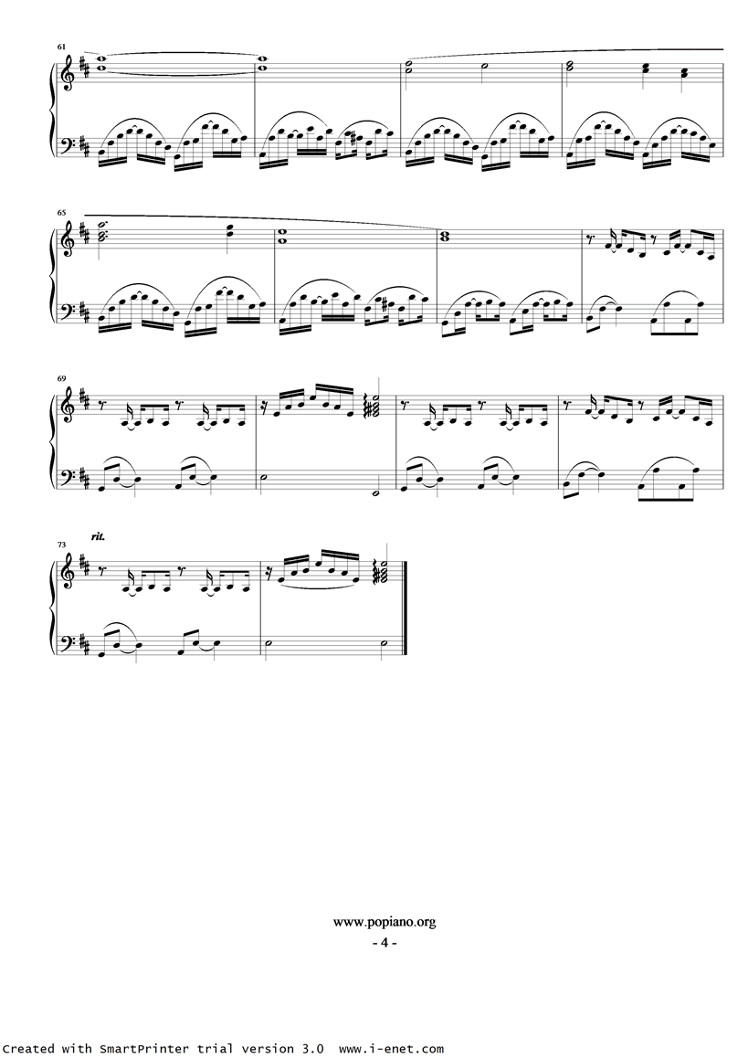 盗不走的宝石钢琴曲谱（图4）