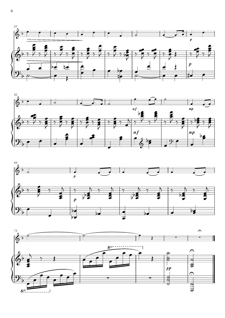 旋律钢琴曲谱（图3）