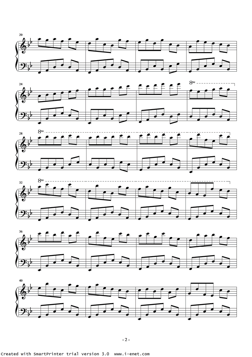 liz on top of the world钢琴曲谱（图2）
