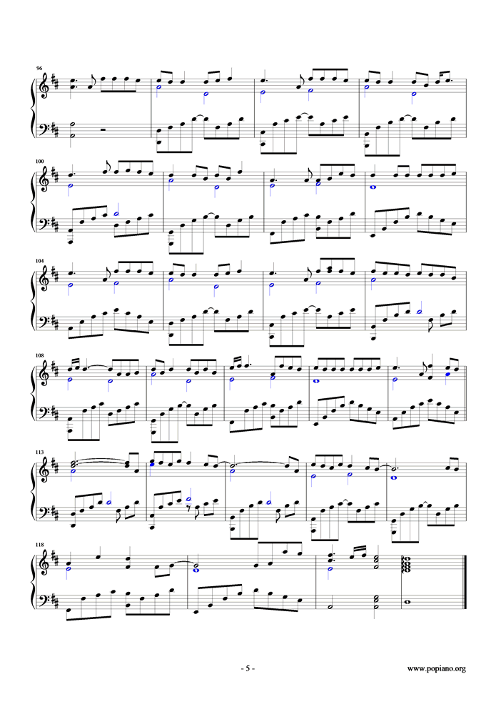 给我一首歌的时间钢琴曲谱（图5）
