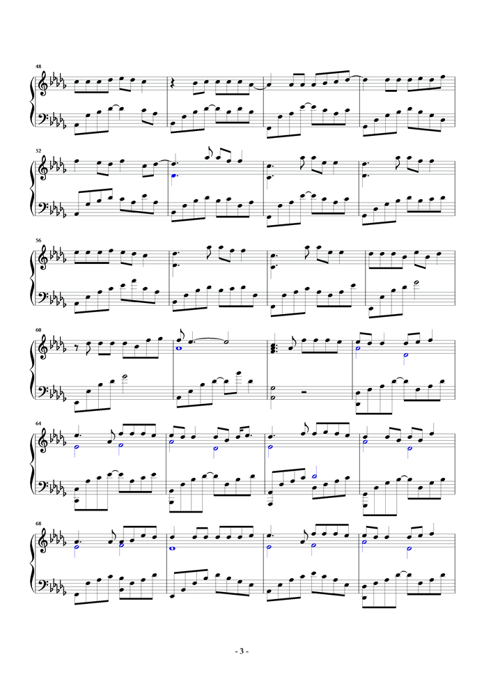 给我一首歌的时间钢琴曲谱（图3）