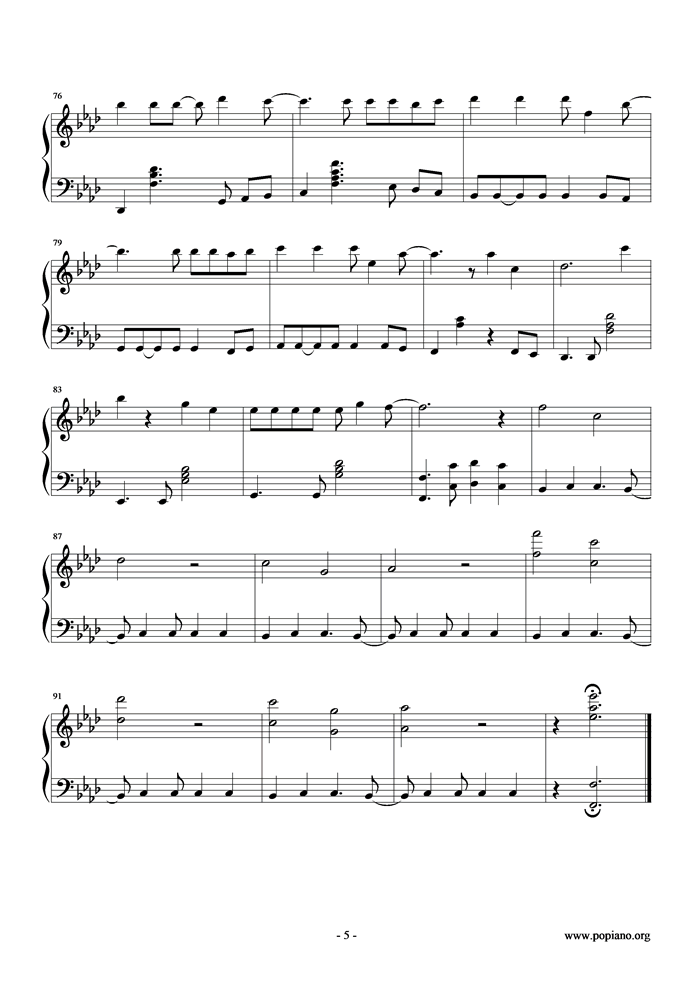 陈永仁钢琴曲谱（图5）
