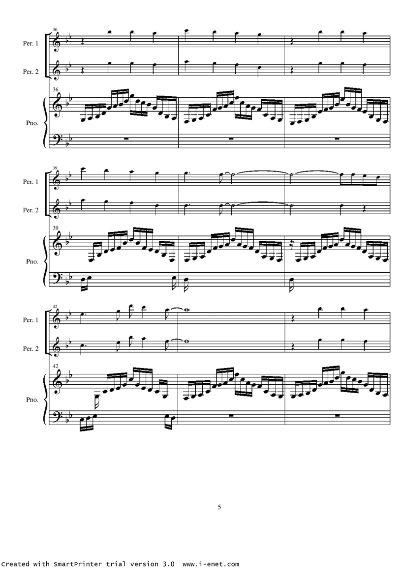 Ayashi no Ceres - Scarlet钢琴曲谱（图5）