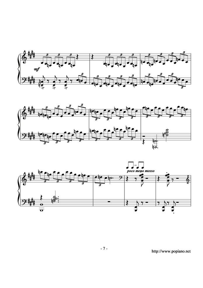 A Wish to the Moon钢琴曲谱（图7）