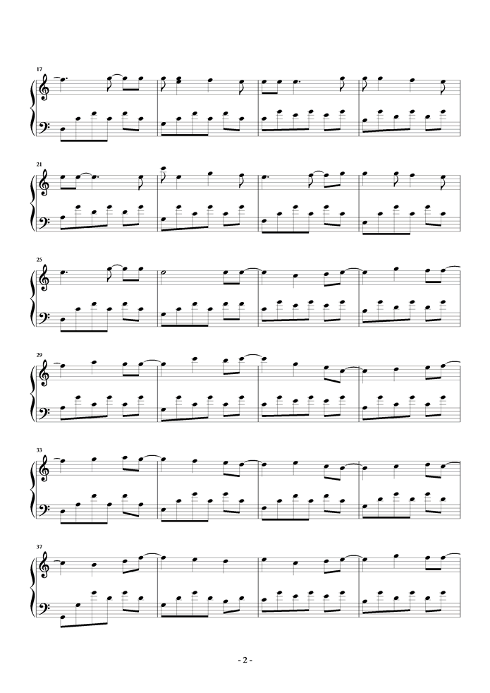 Joy钢琴曲谱（图2）