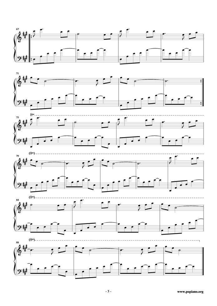 诞生钢琴曲谱（图3）